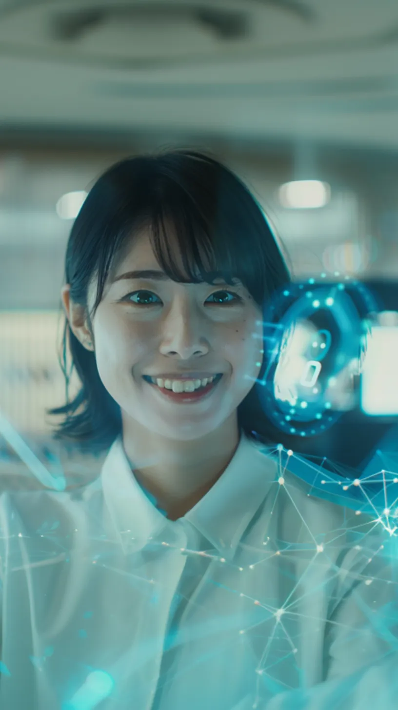 AI研究の女性の写真