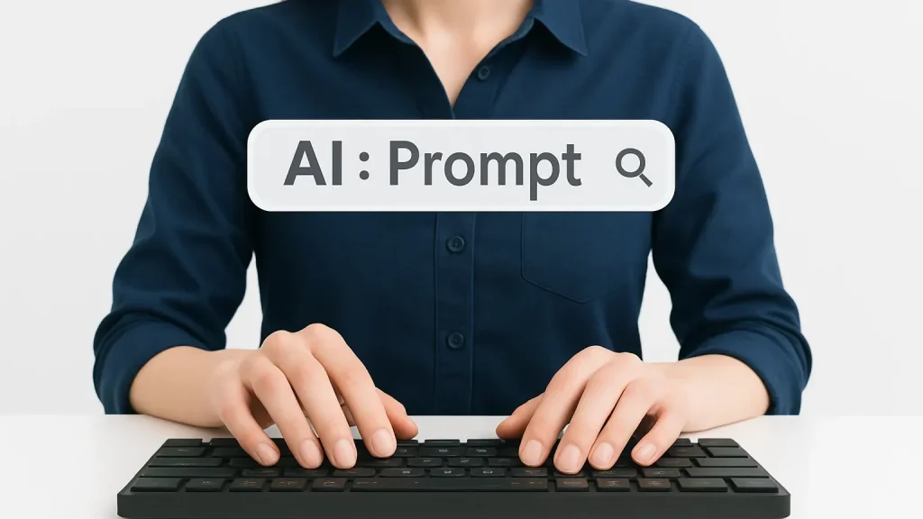 AIプロンプトで記事を書く画像